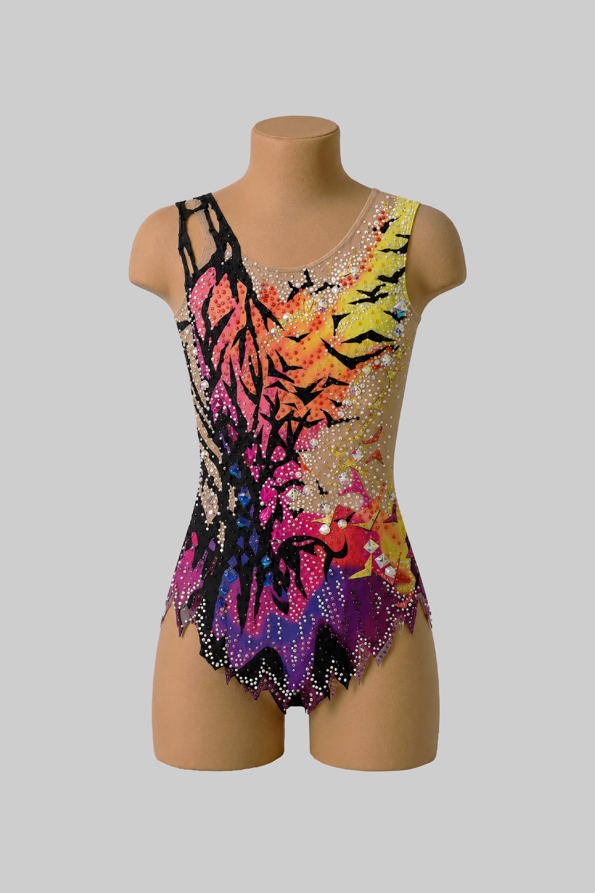 Justaucorps de gymnastique rythmique (sur mesure)