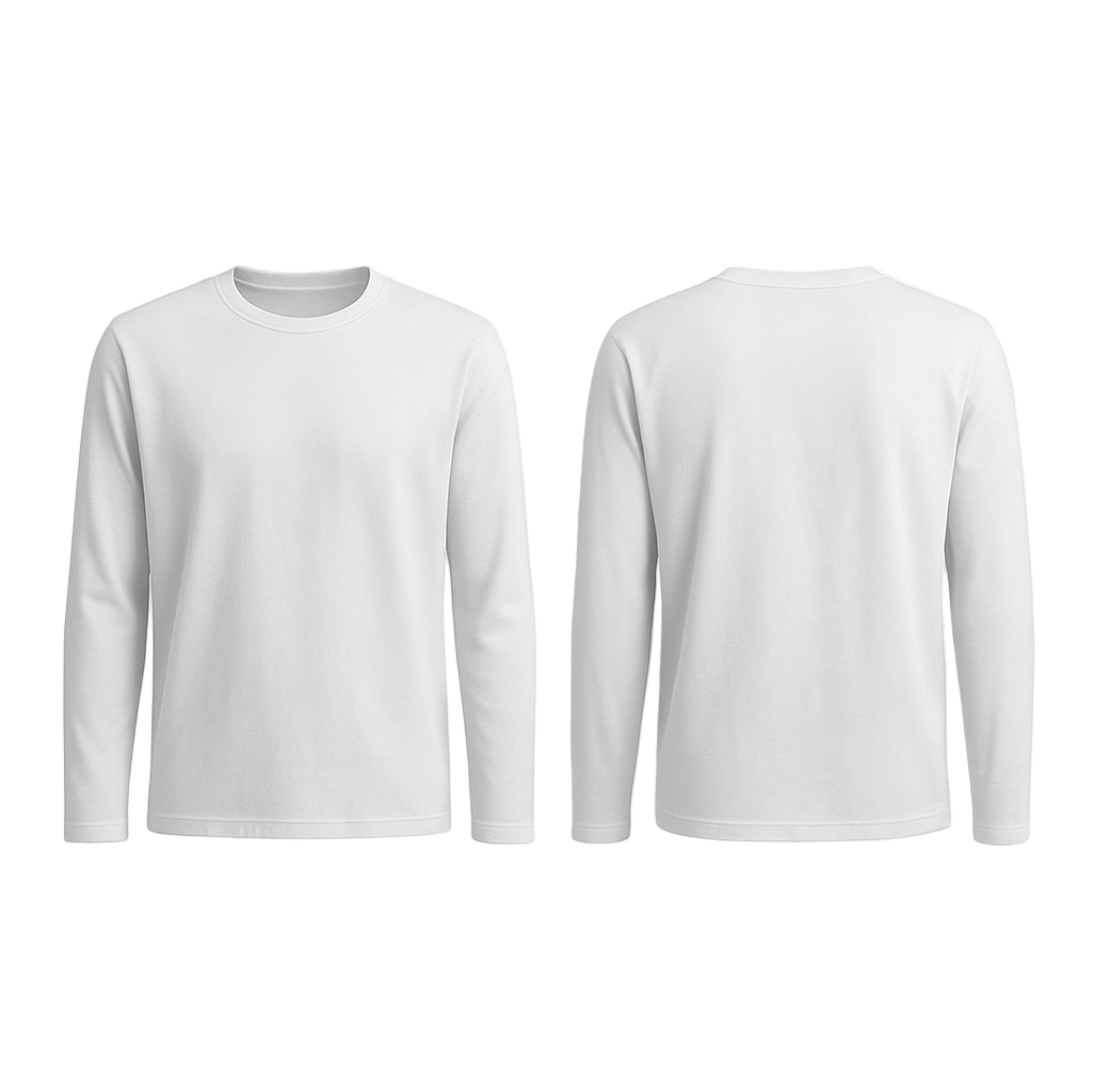 10. T-shirt basique à coupe droite (manches longues)