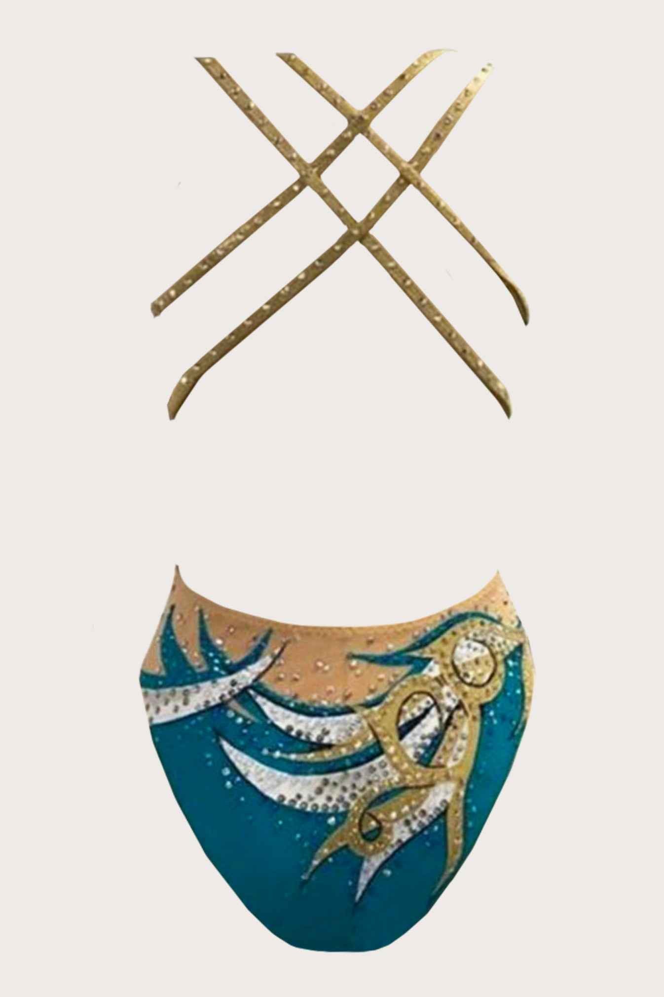 Maillot de natation artistique (sur mesure)