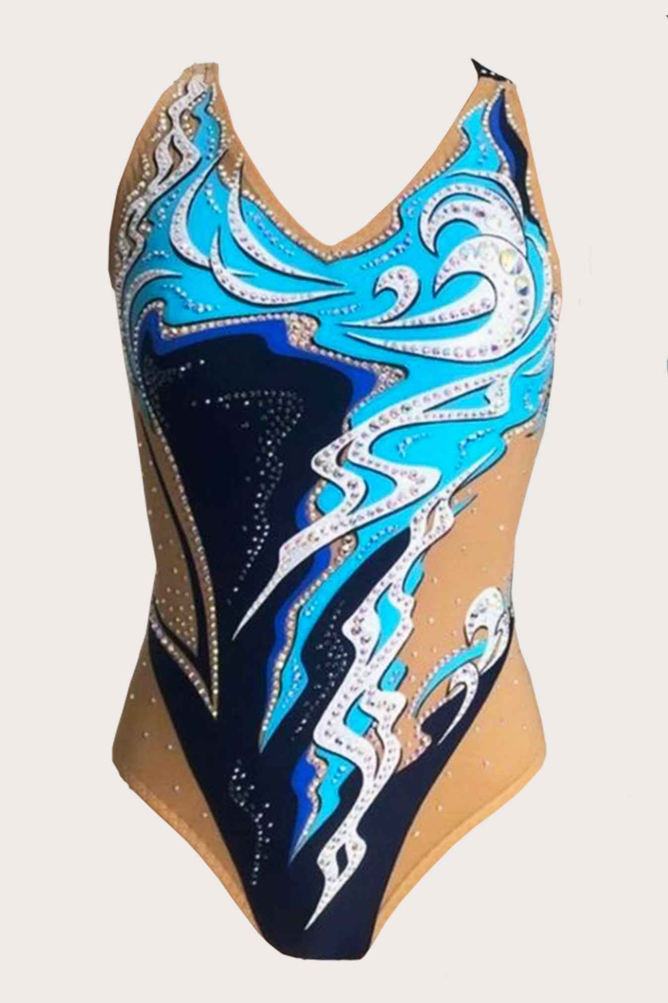 Maillot de natation artistique (sur mesure)