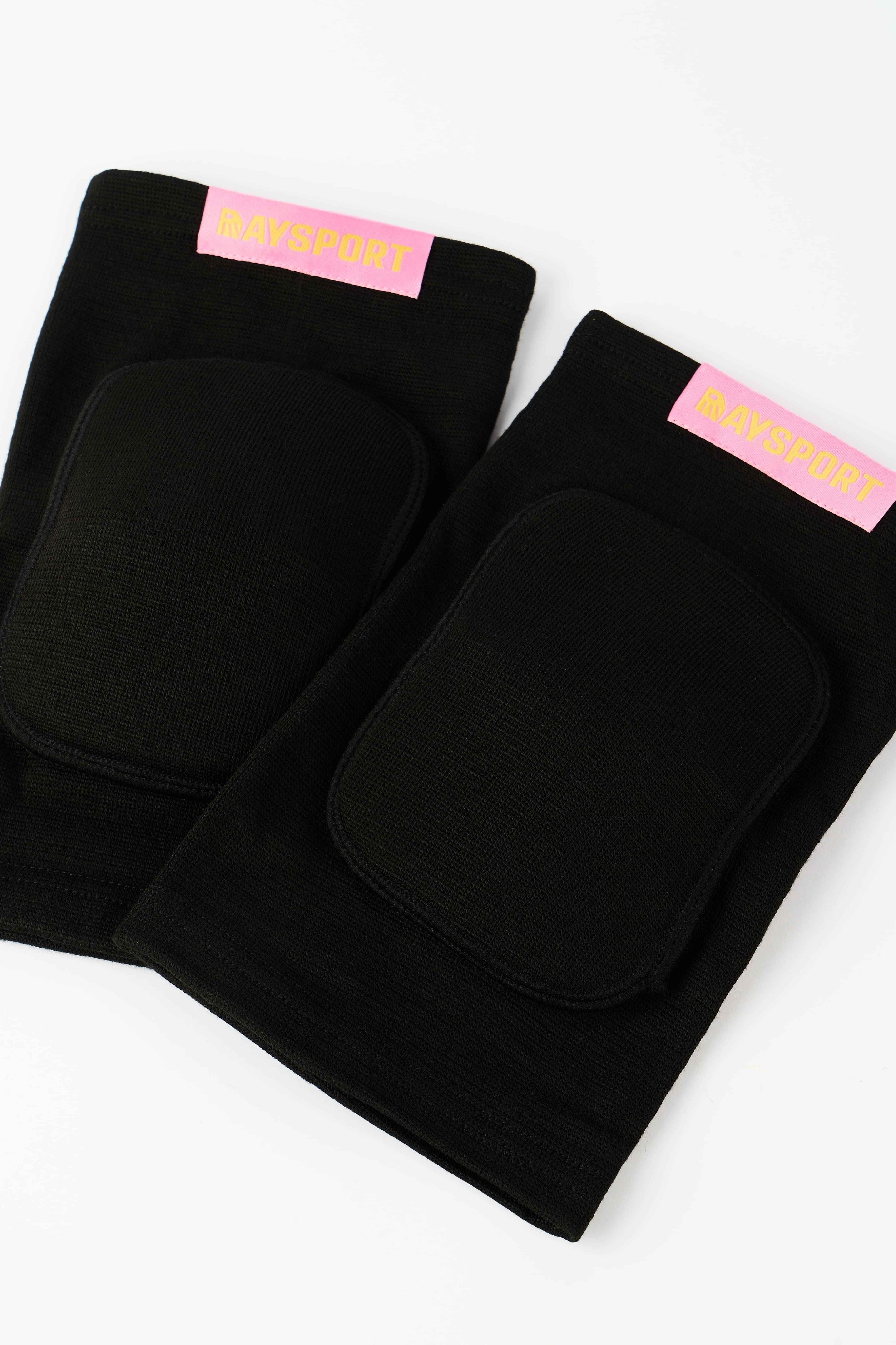 Genouillères de gymnastique et de danse moderne et urbaine " Raysport " (noires)