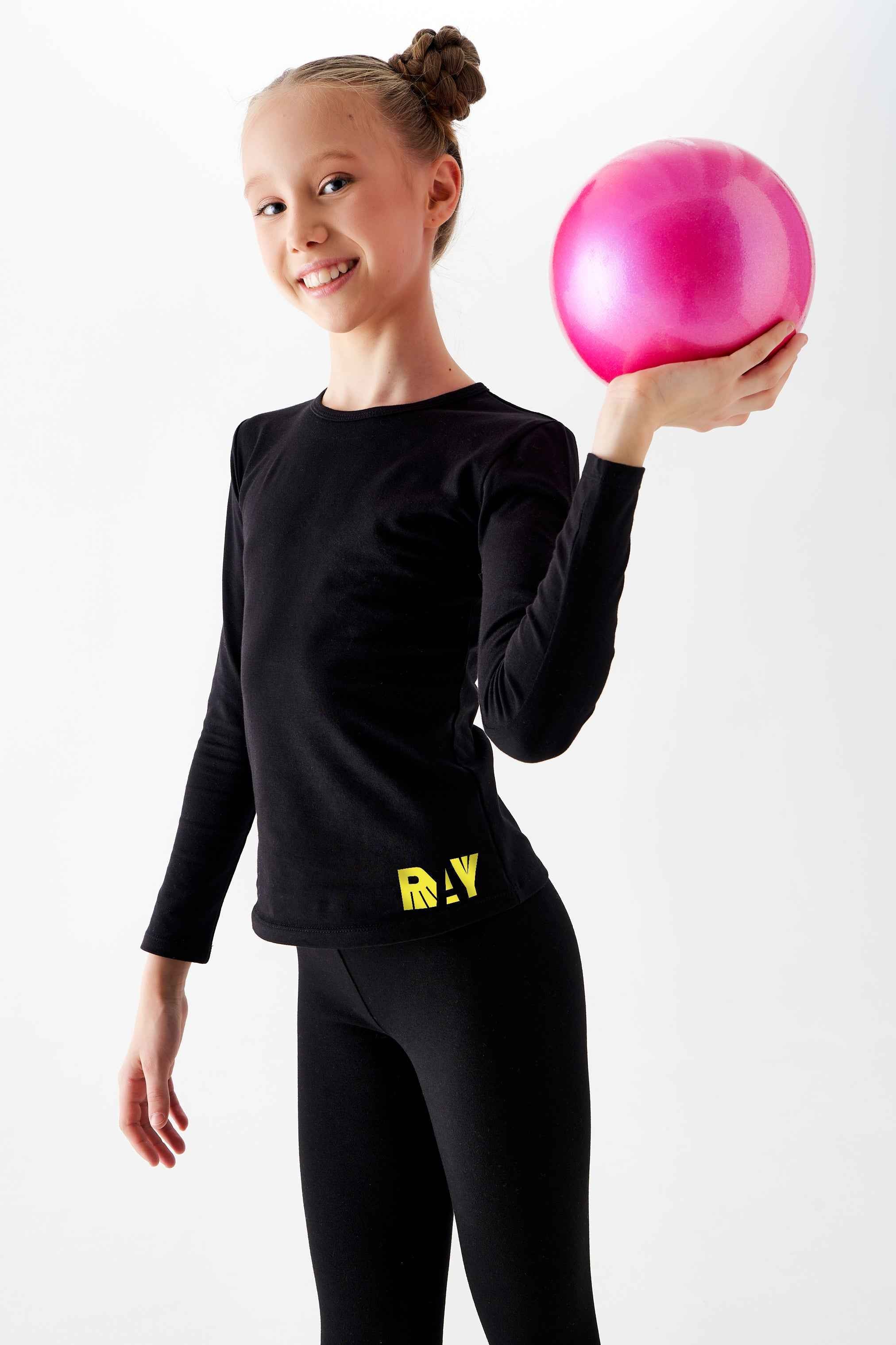 Ballon de gymnastique rythmique uni – Diamètre 18,5 cm – Poids 400 g (4 coloris)