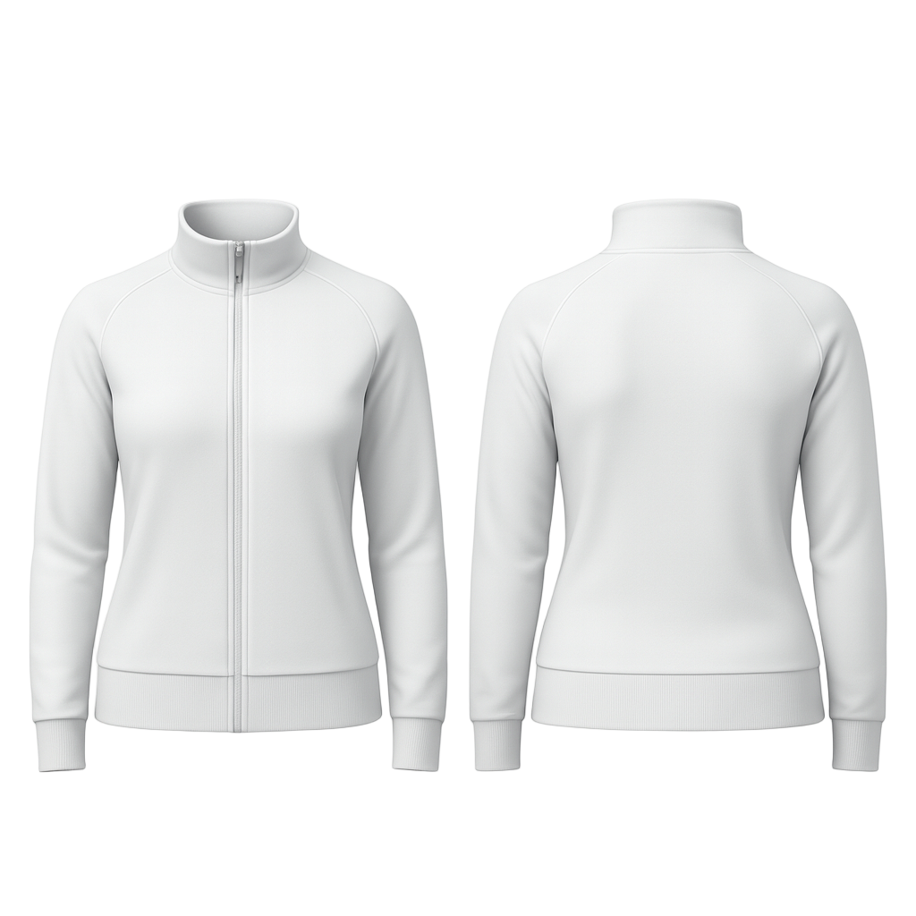 6. Veste de sport coupe-vent zippée