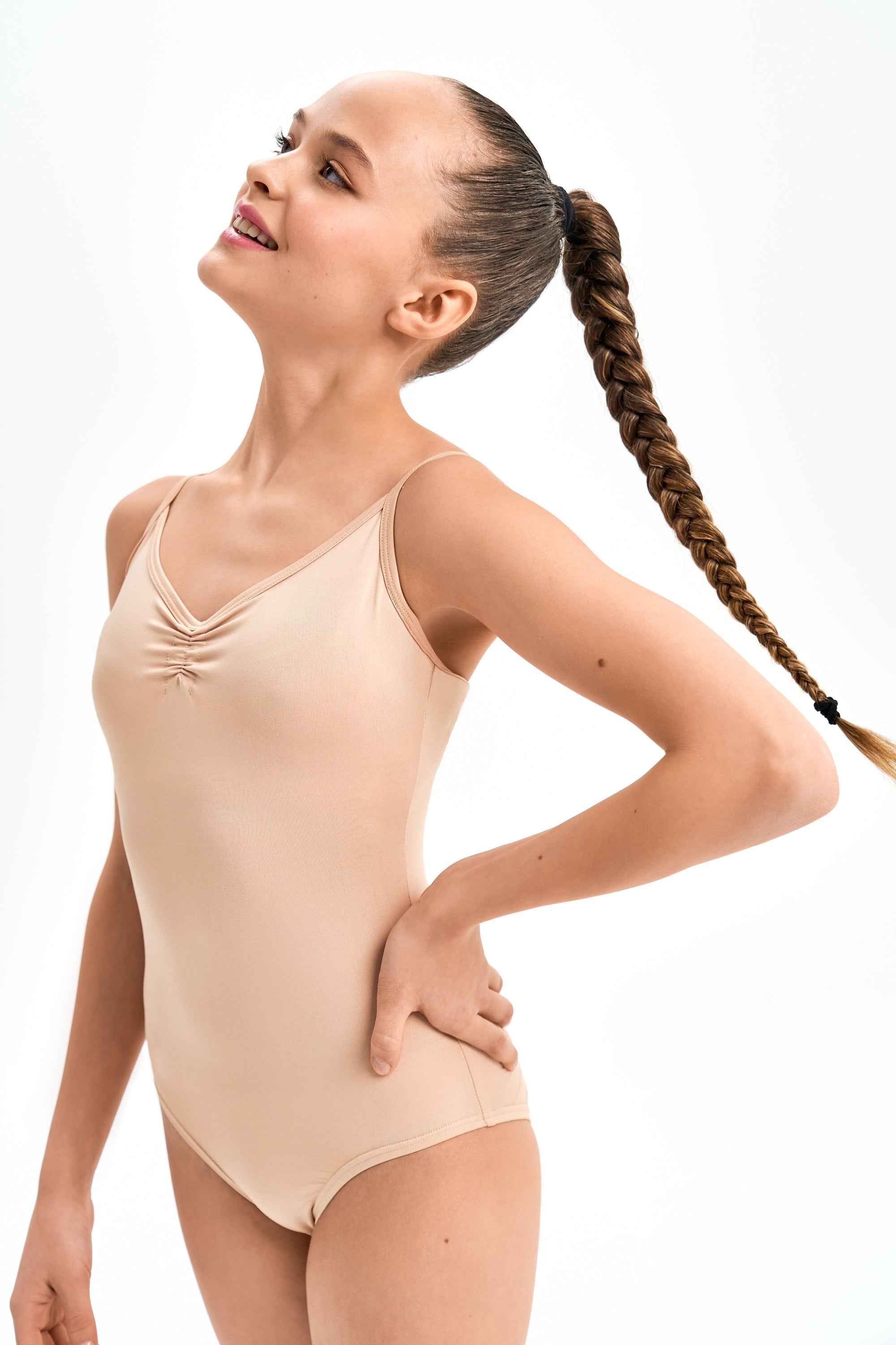 Body de gymnastique (beige)