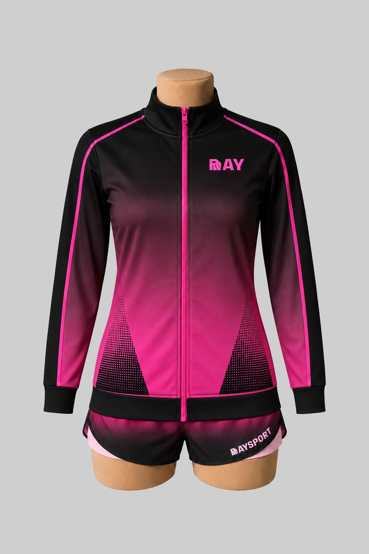 Veste de sport coupe-vent zippée - Raysport