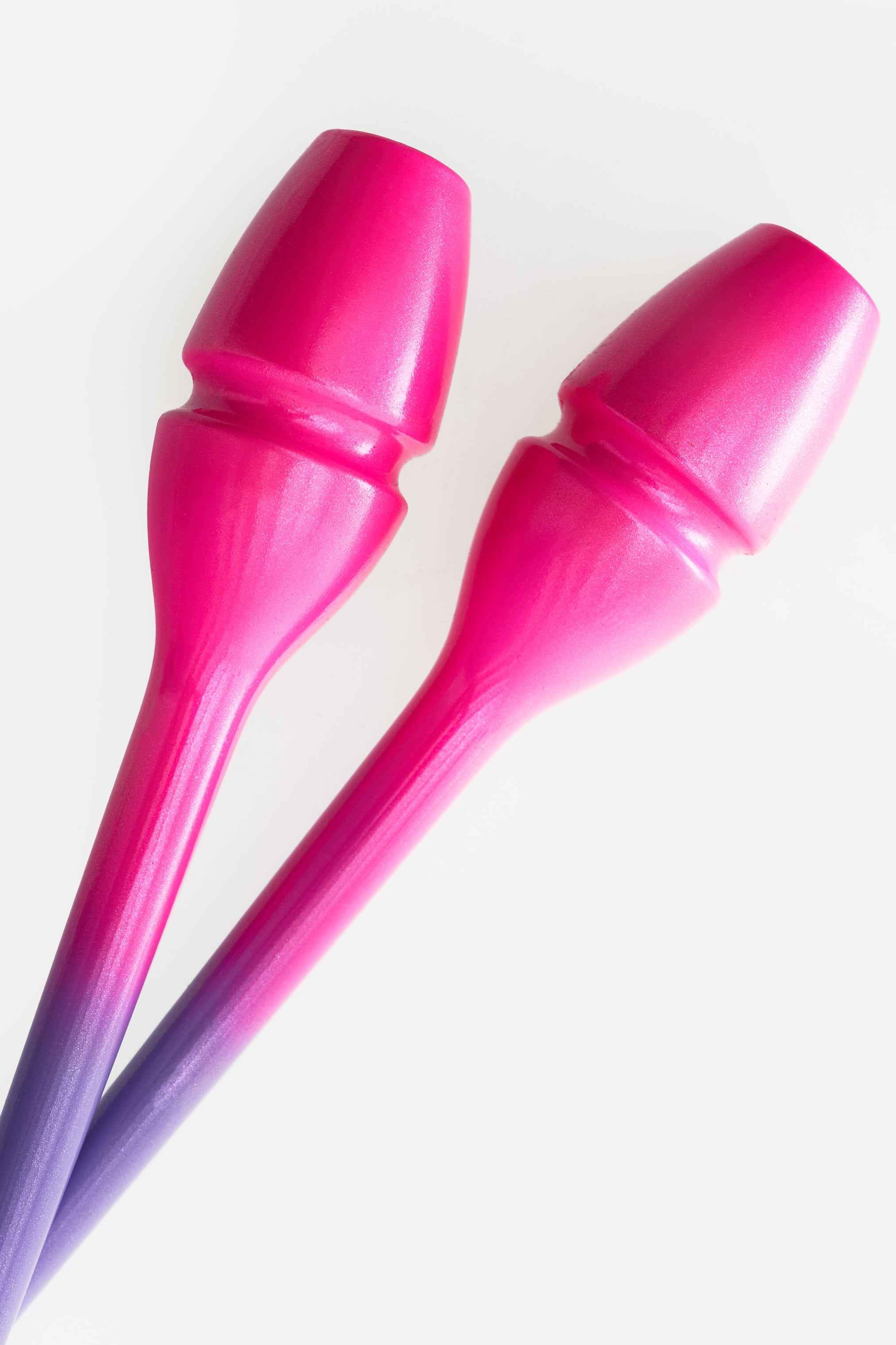 Massues de gymnastique rythmique dégradées (4 coloris)