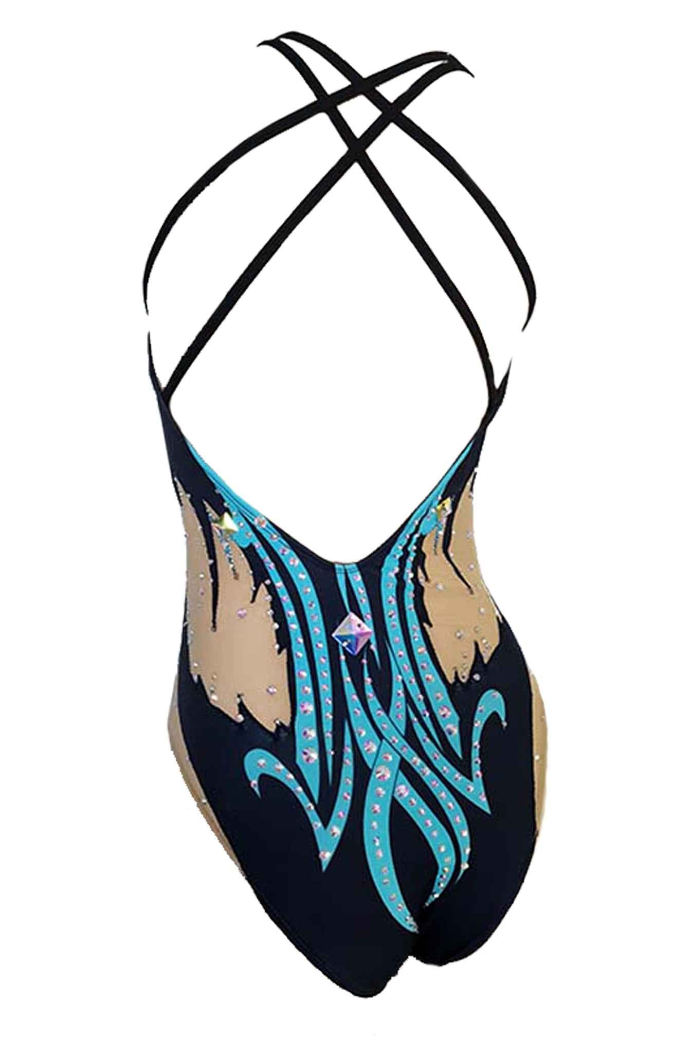 Maillot de natation artistique (sur mesure)