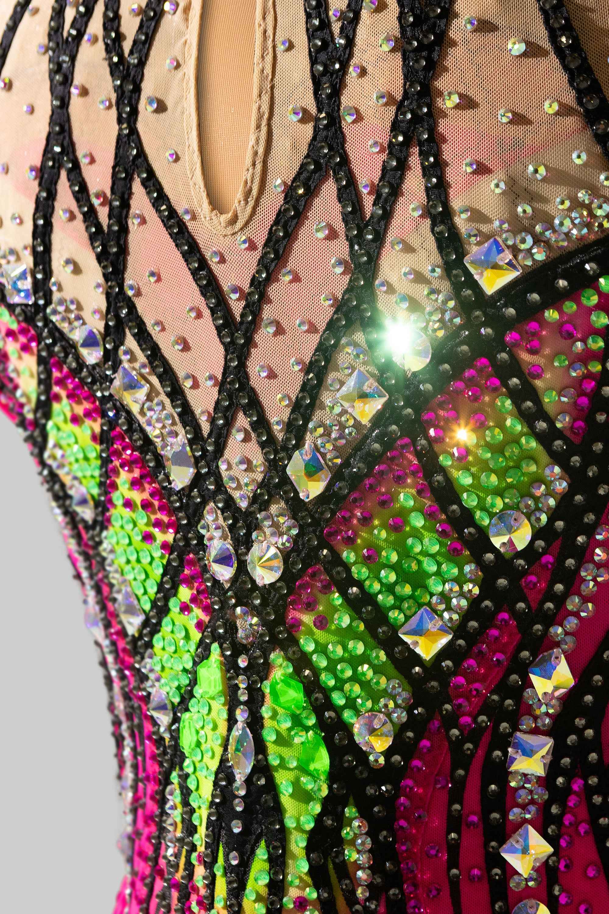 Justaucorps de gymnastique rythmique Léna (Série Elite) - Raysport
