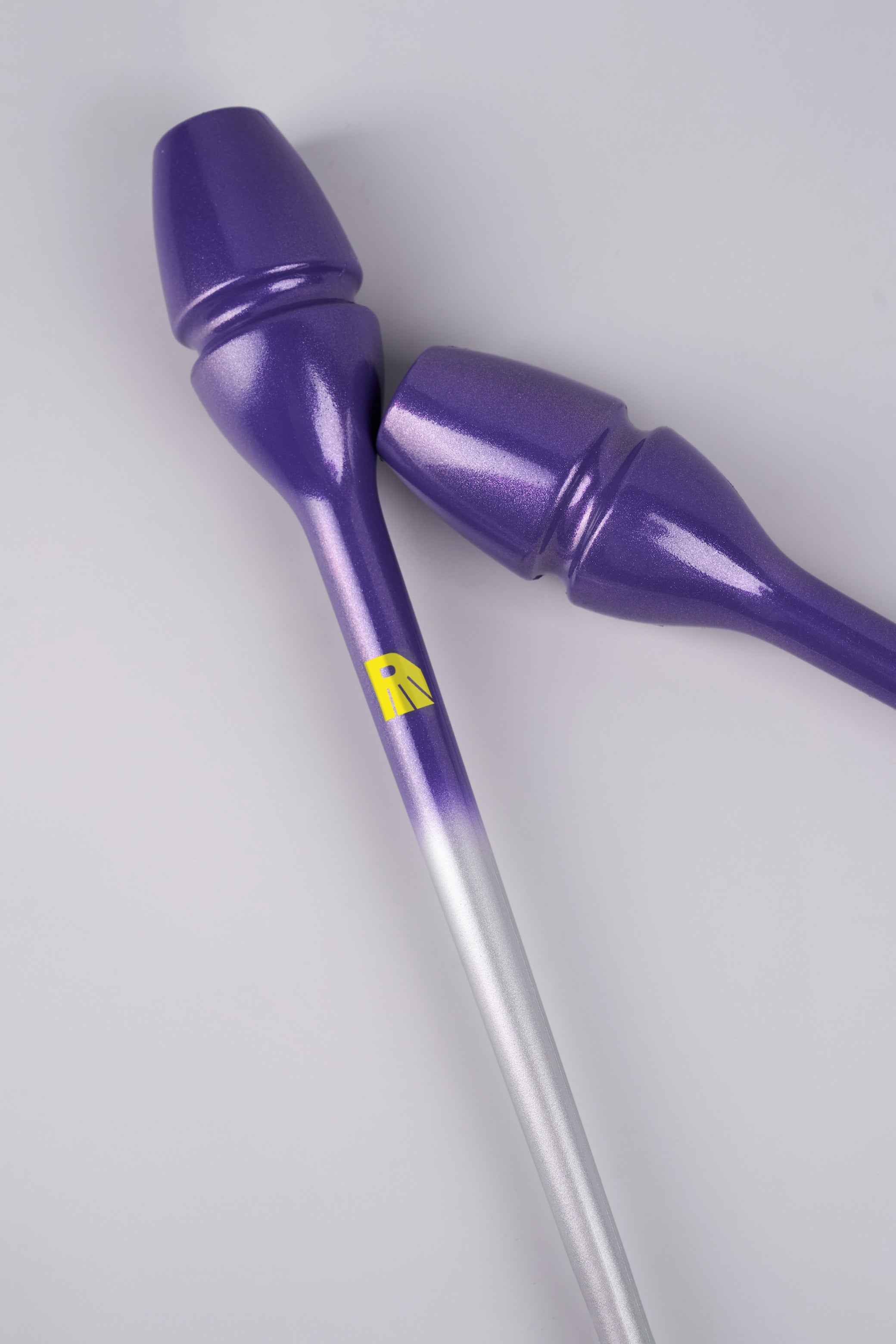 Massues de gymnastique rythmique dégradées (4 coloris)