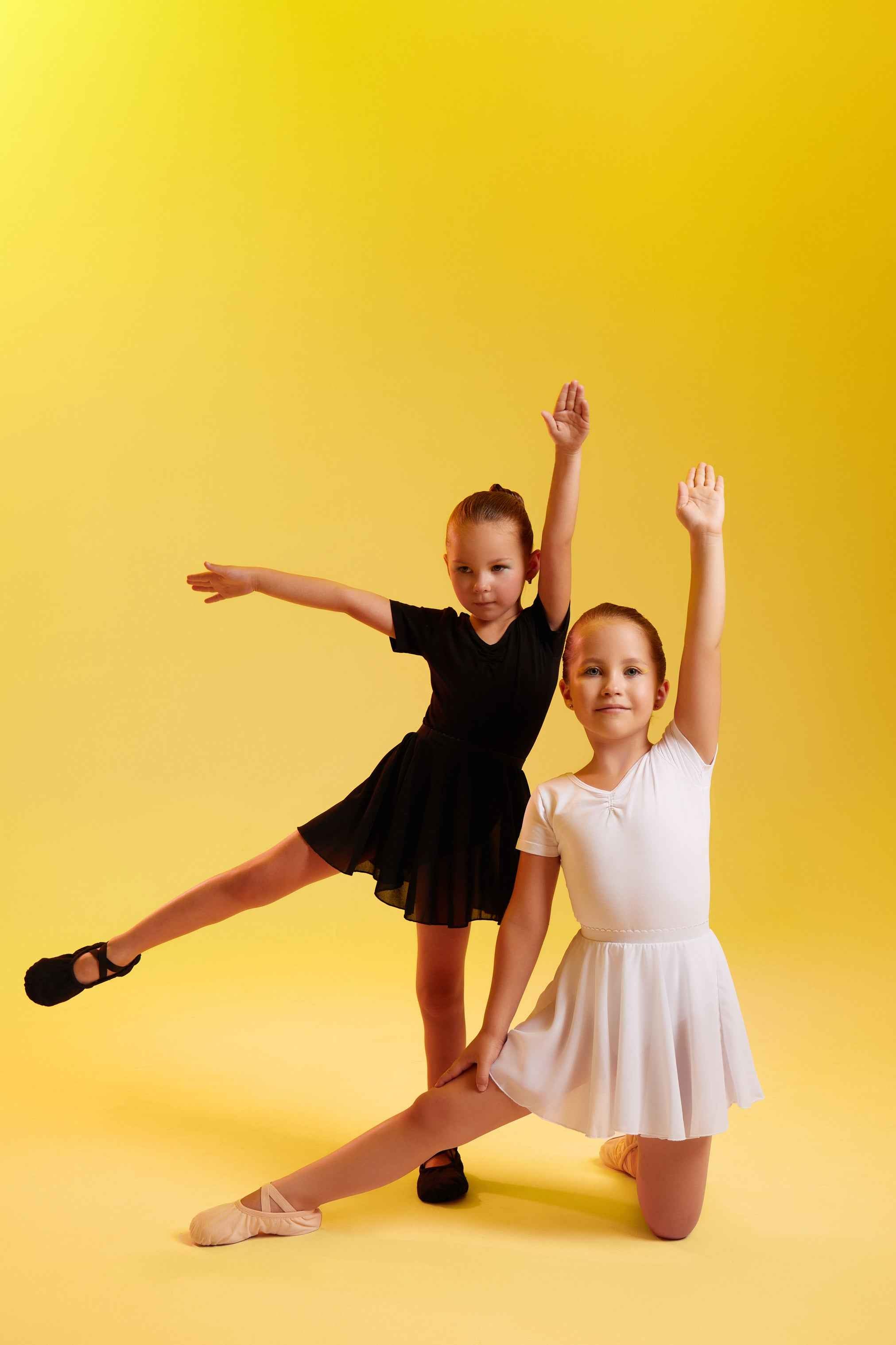 Justaucorps avec jupette en mousseline " Yvonne " (4 coloris)