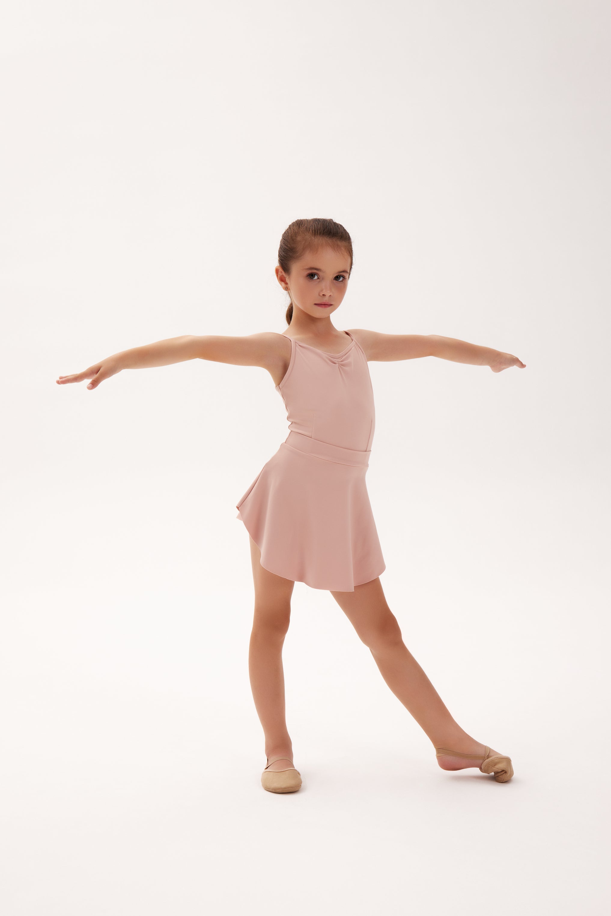 Tenue de danse classique " Estée " : justaucorps + jupette (3 coloris) - Raysport