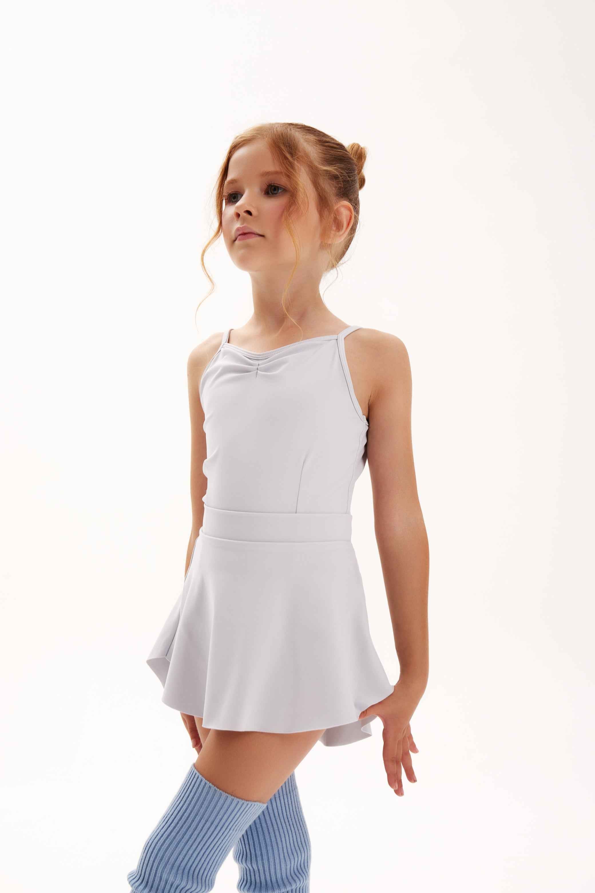 Tenue de danse classique " Estée " : justaucorps + jupette (3 coloris)