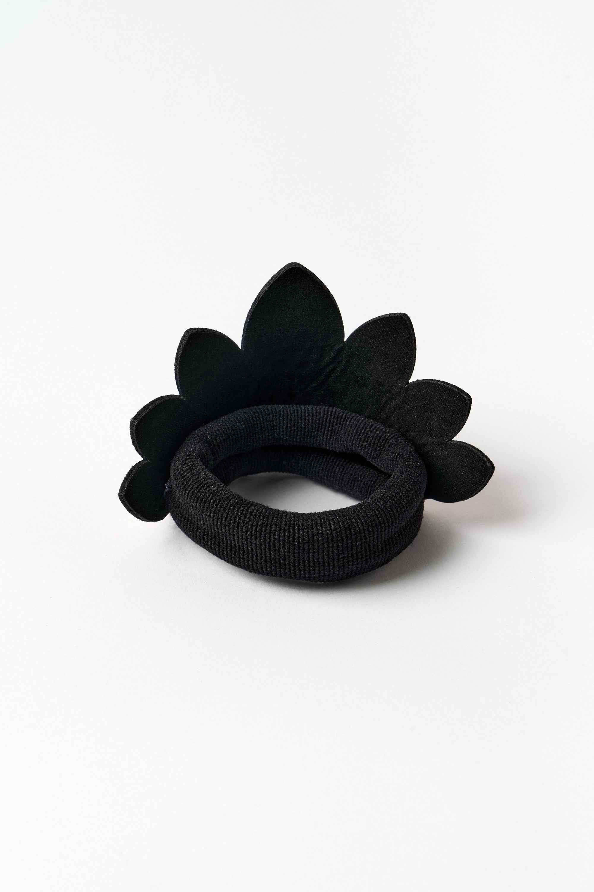 Élastique à cheveux avec strass "Brillance de Fleur" (8 Coloris)