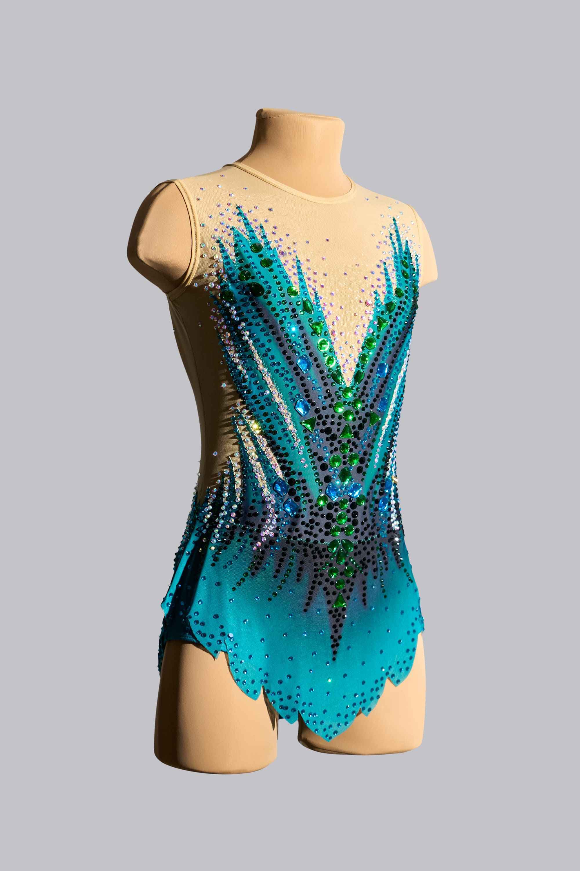 Justaucorps de compétition pour gymnastique rythmique, twirling et majorette sur mesure - Raysport