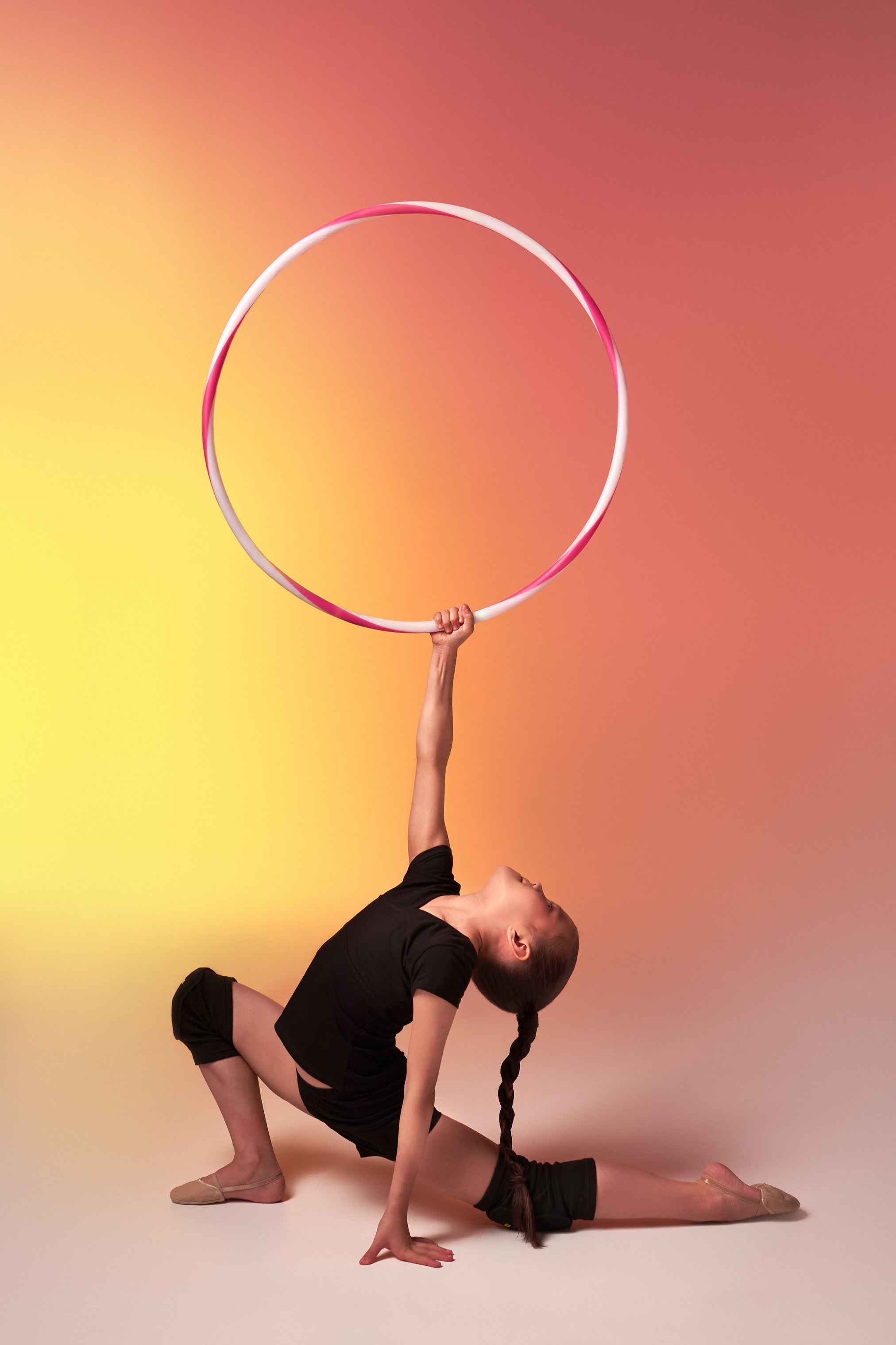 Cerceau de gymnastique lumineux LED