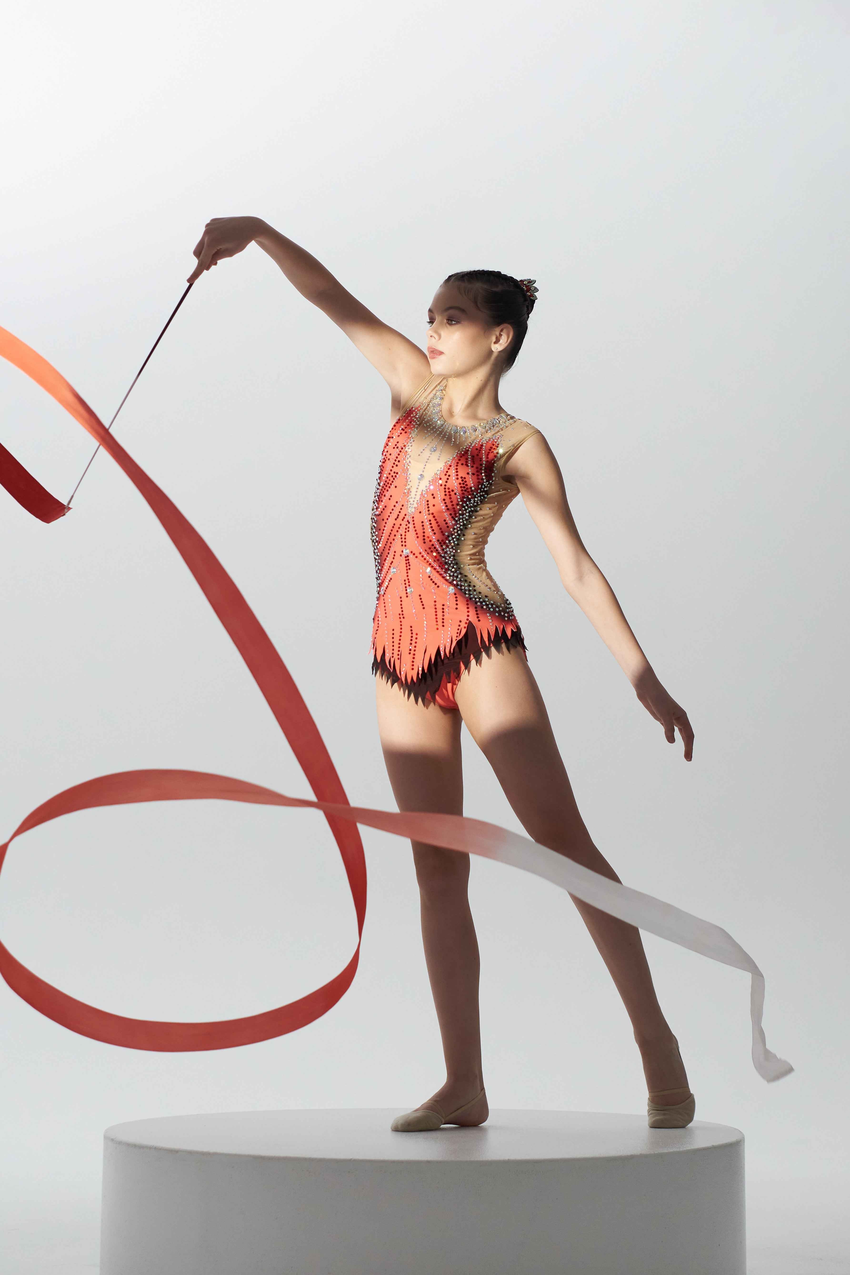 Justaucorps de gymnastique rythmique (sur mesure)