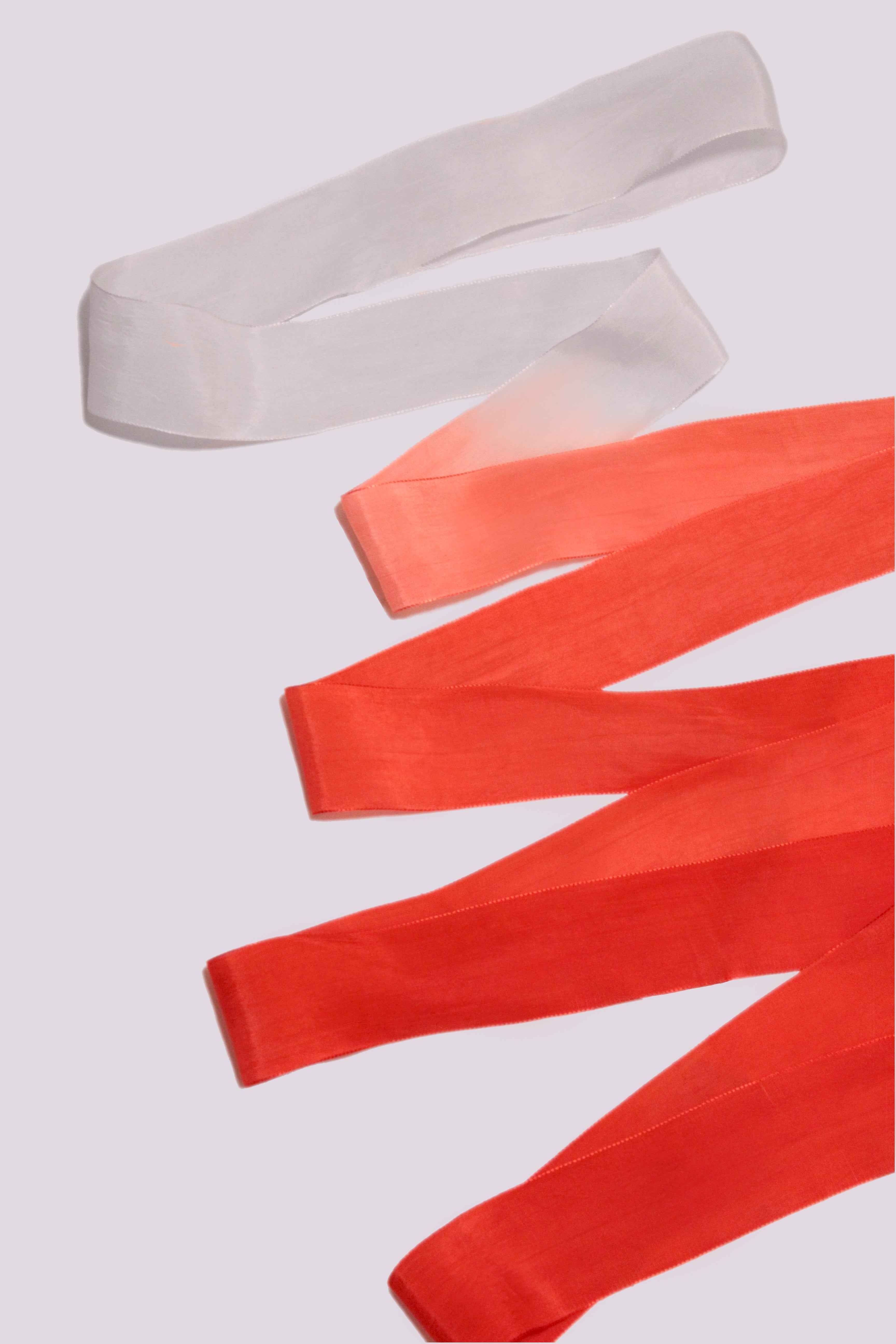 Ruban de gymnastique rythmique dégradé 6 m (7 coloris)