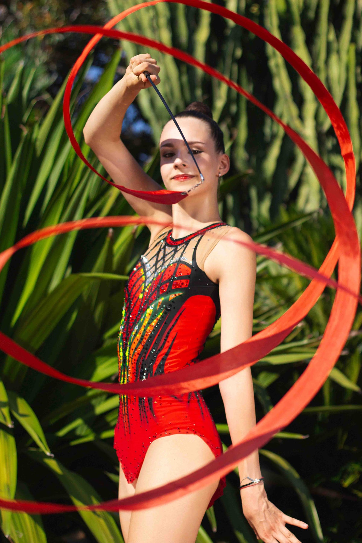 Justaucorps de gymnastique rythmique Gaëlle (Série Elite)