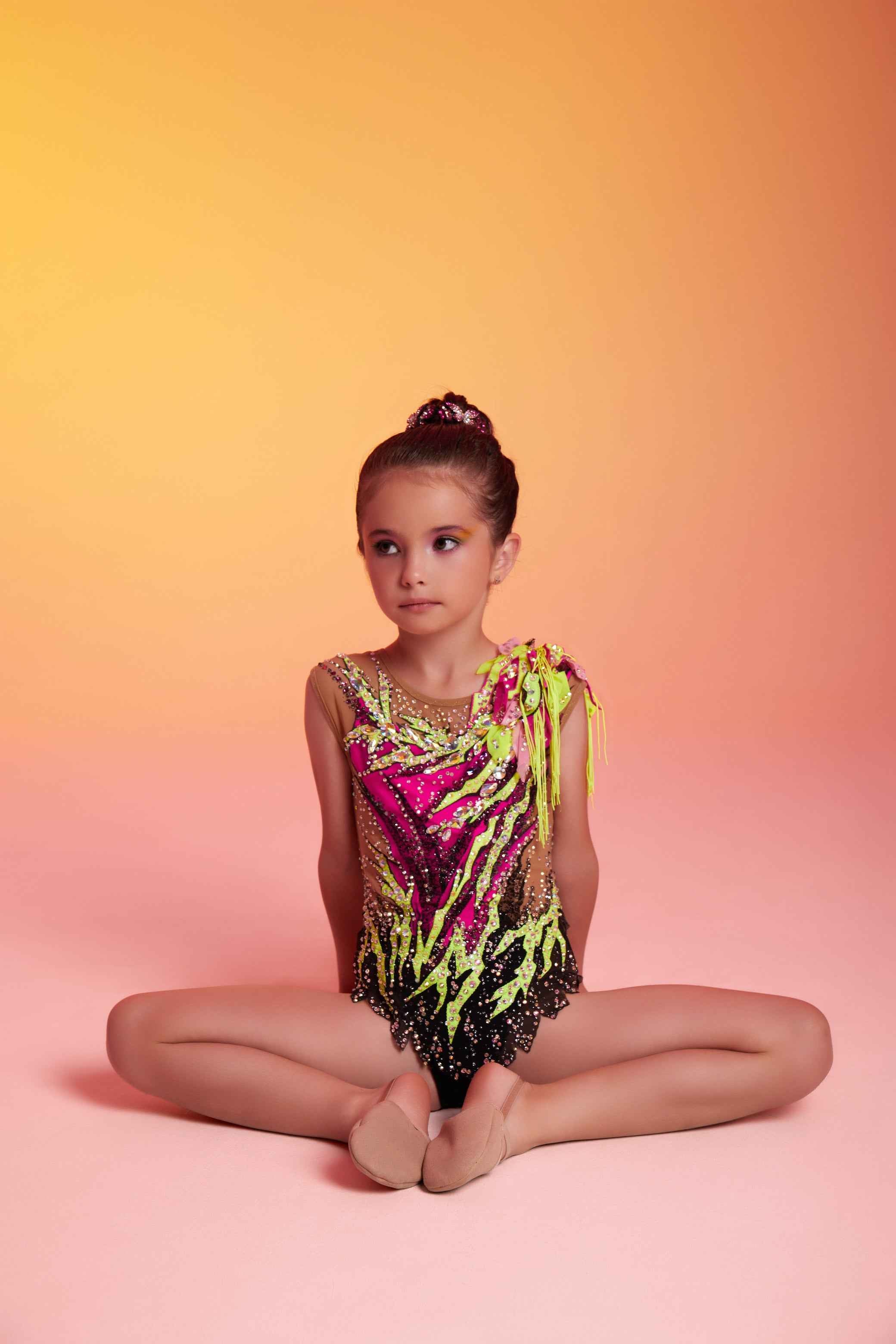 Justaucorps de gymnastique rythmique (sur mesure)