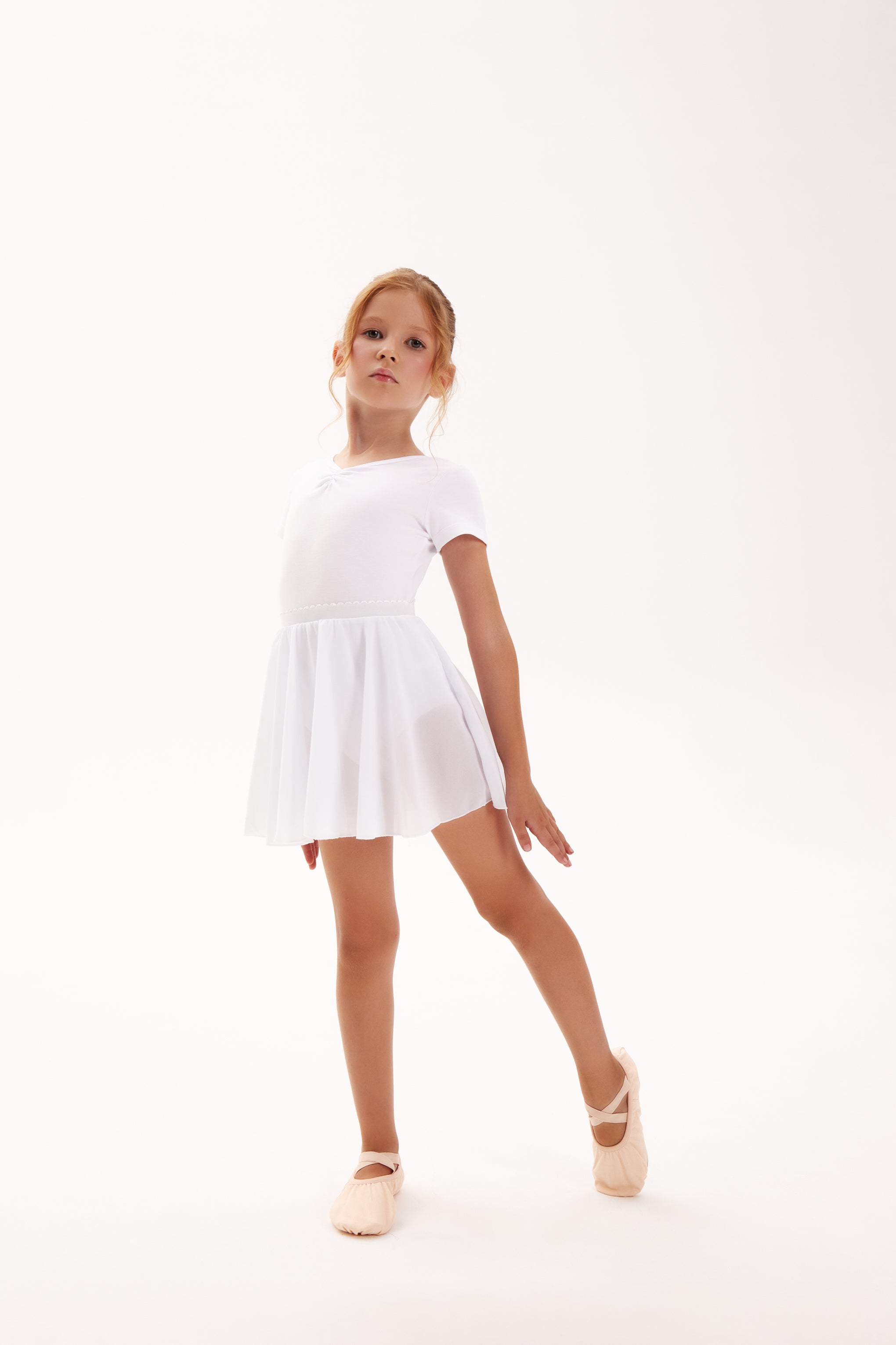 Justaucorps avec jupette en mousseline " Yvonne " (4 coloris) - Raysport